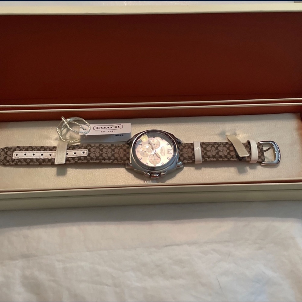 Authentic coach watch new with box and tag